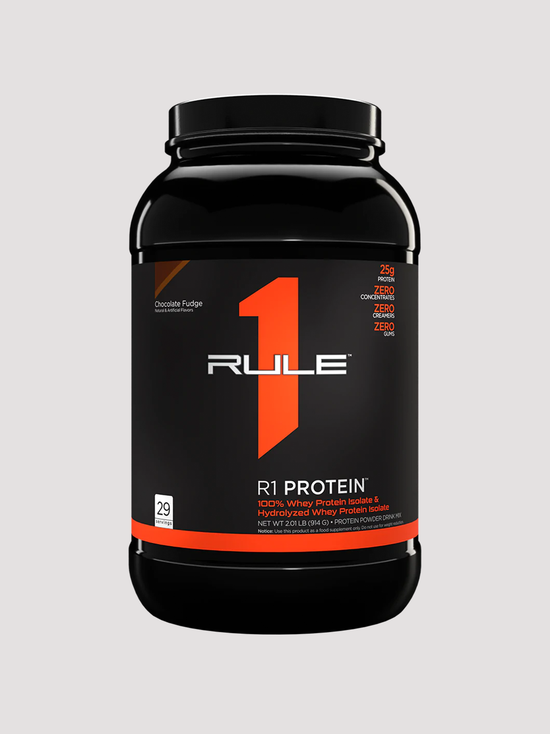 R1 Whey Protein Isolate By Rule 1-Protein-Rule1-Chocolate Fudge-Club Bunker
