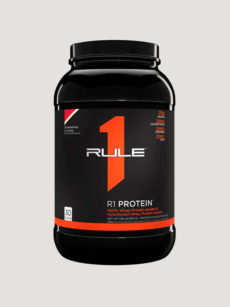 R1 Whey Protein Isolate By Rule 1-Protein-Rule1-Strawberries & Creme-Club Bunker