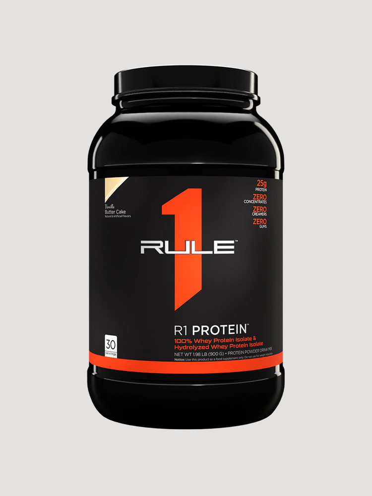 R1 Whey Protein Isolate By Rule 1-Protein-Rule1-Vanilla Butter Cake-Club Bunker
