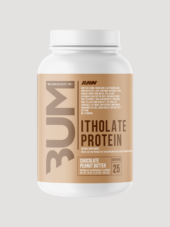 RAW Bum Itholate Whey Protein Powder-Protein-CBum-Chocolate Peanut Butter-Club Bunker