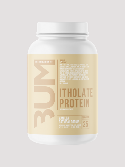 RAW Bum Itholate Whey Protein Powder-Protein-CBum-Vanilla Oatmeal Cookie-Club Bunker