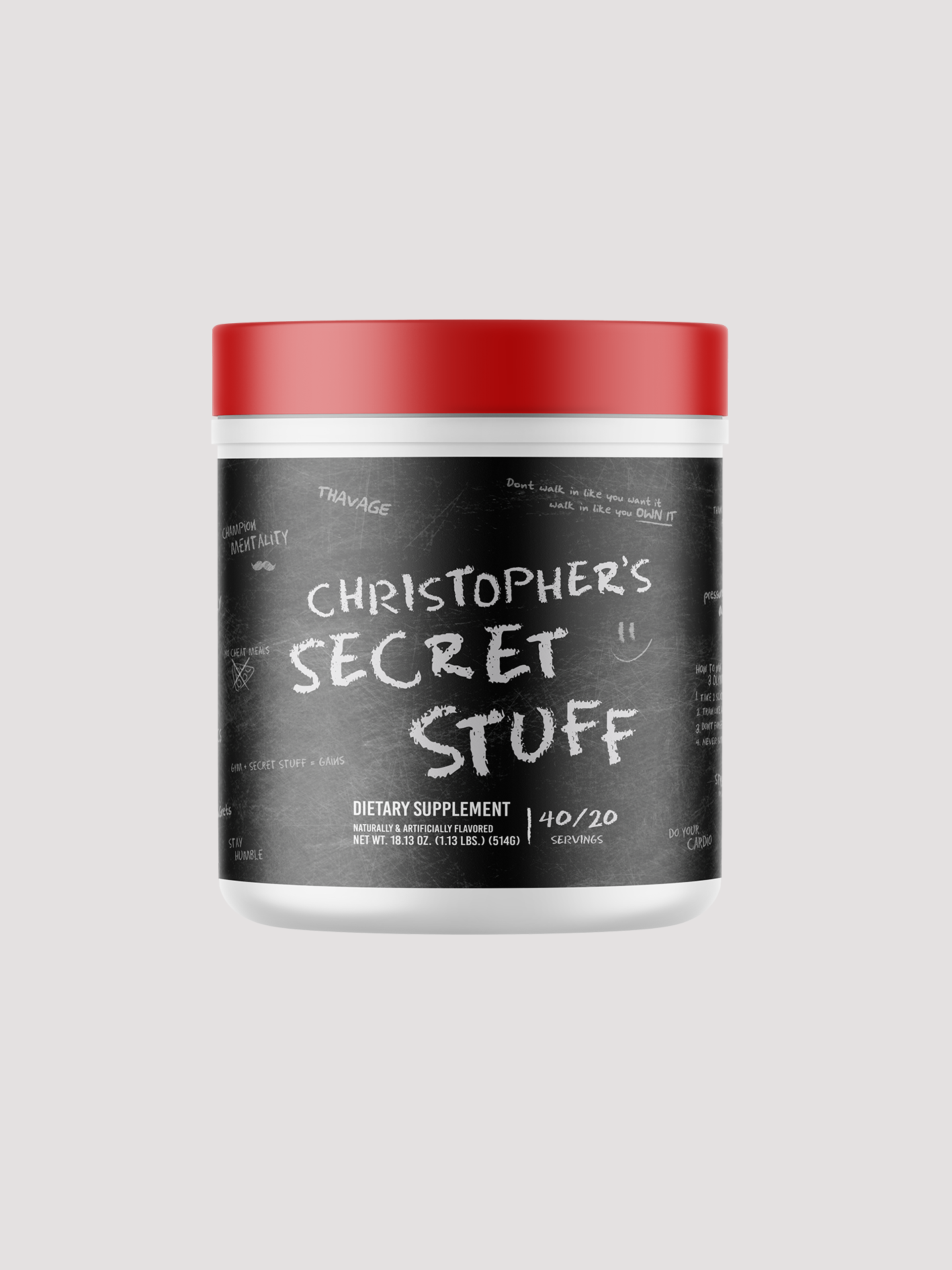 RAW Thavage CBum Pre Workout-Preworkout-CBum-Christopher&