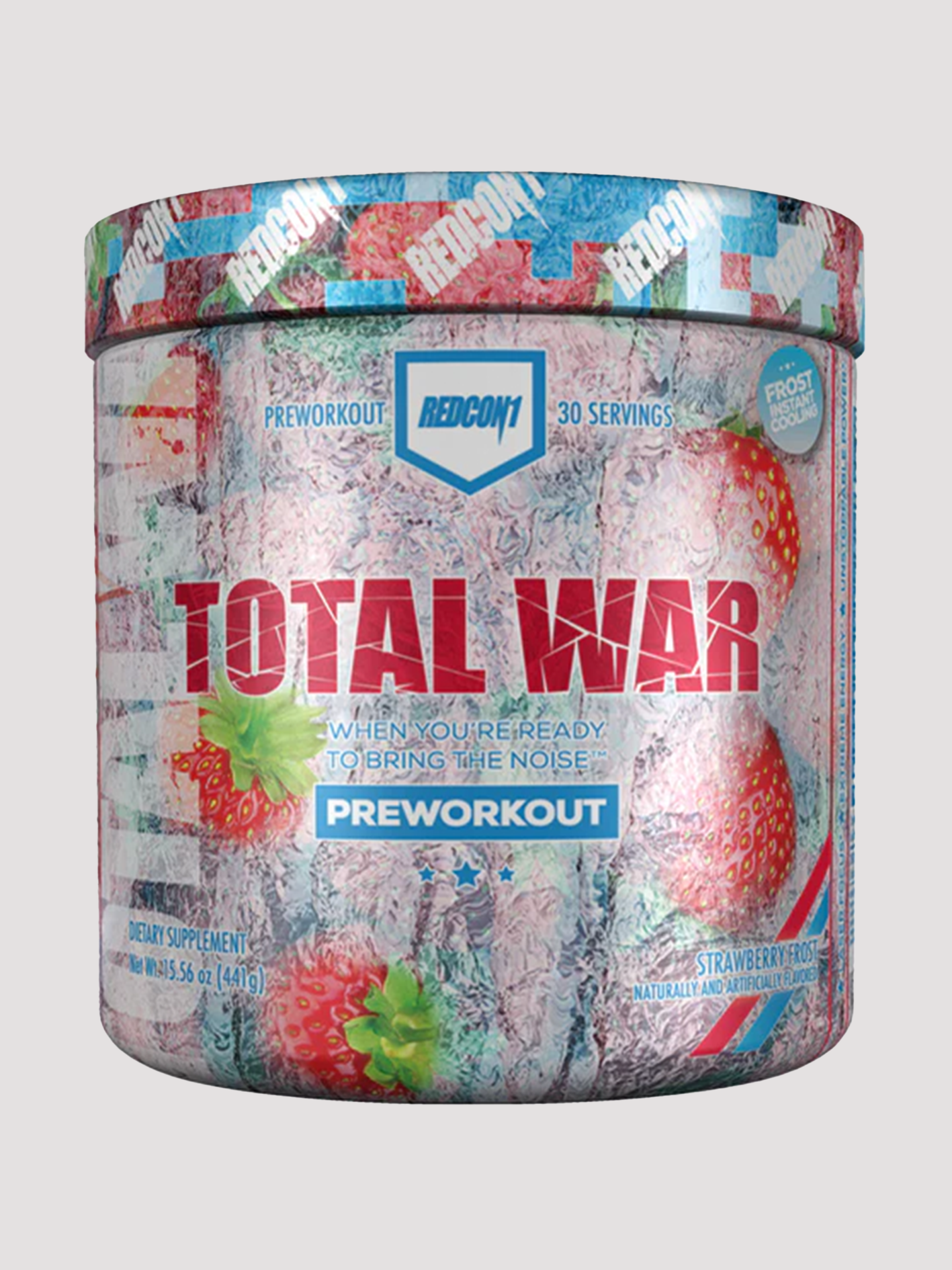 Redcon1 Total War Pre-workout-Preworkout-Redcon1-Strawberry Frost-Club Bunker