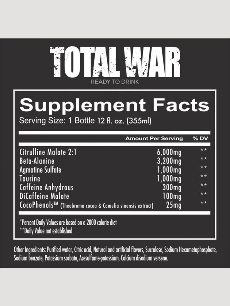 Redcon1 Total War RTD Preworkout-Drinks & RTDs-Redcon1-Club Bunker