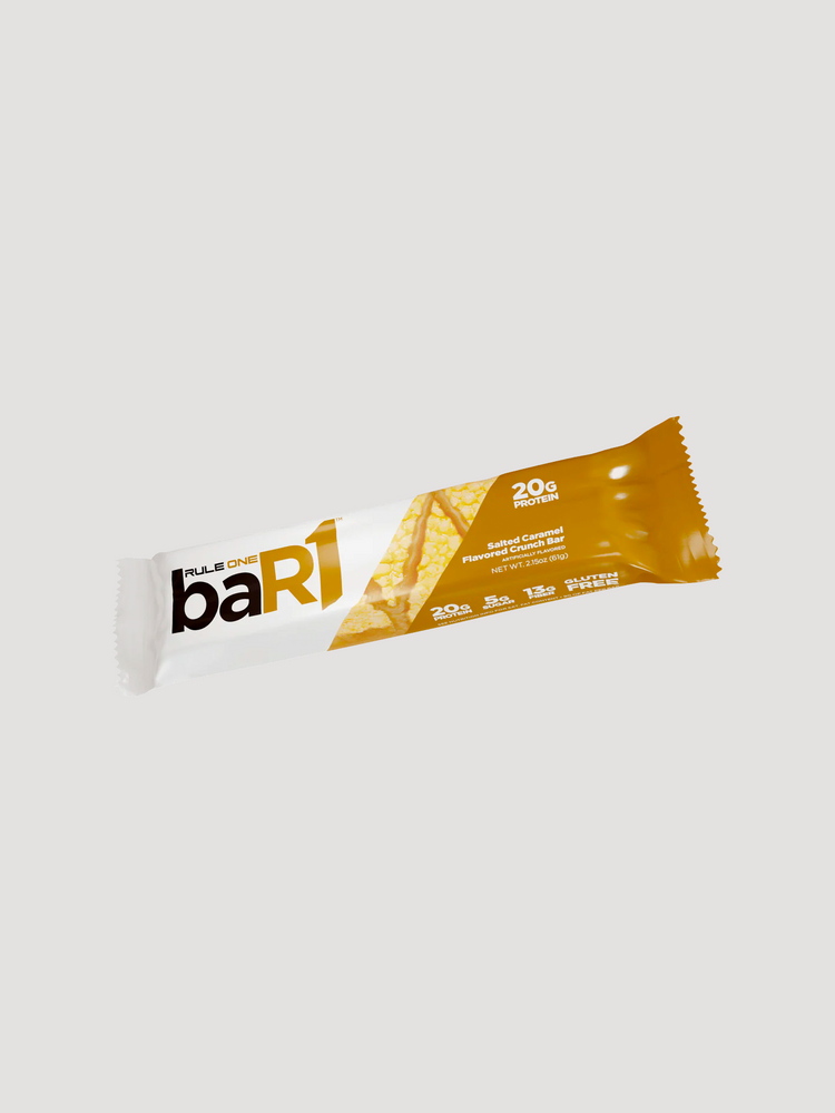 Rule1 Bar1 Crunch Protein Bar-Snacks / Bars-Rule1-Salted Caramel-Club Bunker