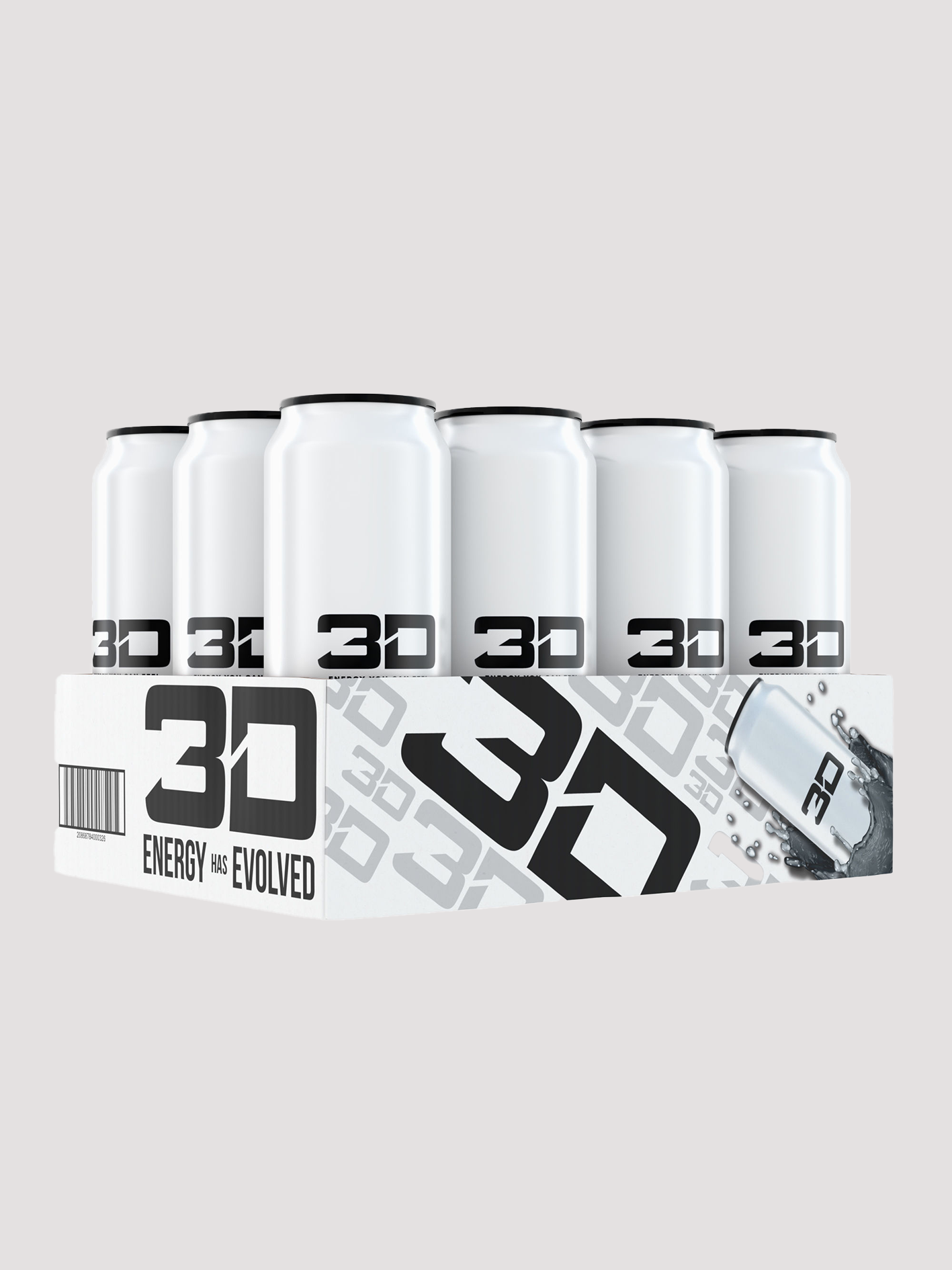 3D Energy 12 Pack-Drinks & RTDs-3D Energy-White-Club Bunker