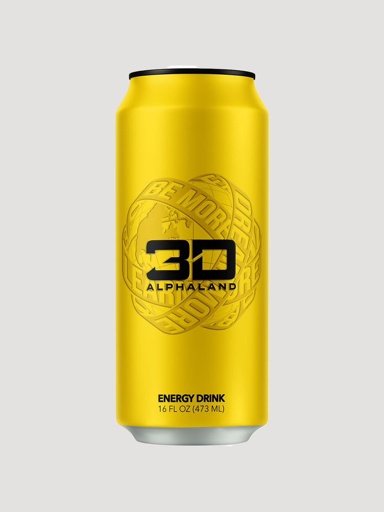 3D Energy RTD-Drinks & RTDs-3D Energy-Alphaland (Yellow)-Club Bunker