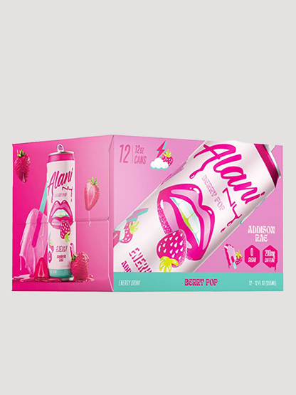 Alani Nu Energy 12 Pack-Drinks &amp; RTDs-Alani Nu-Berry Pop-Club Bunker