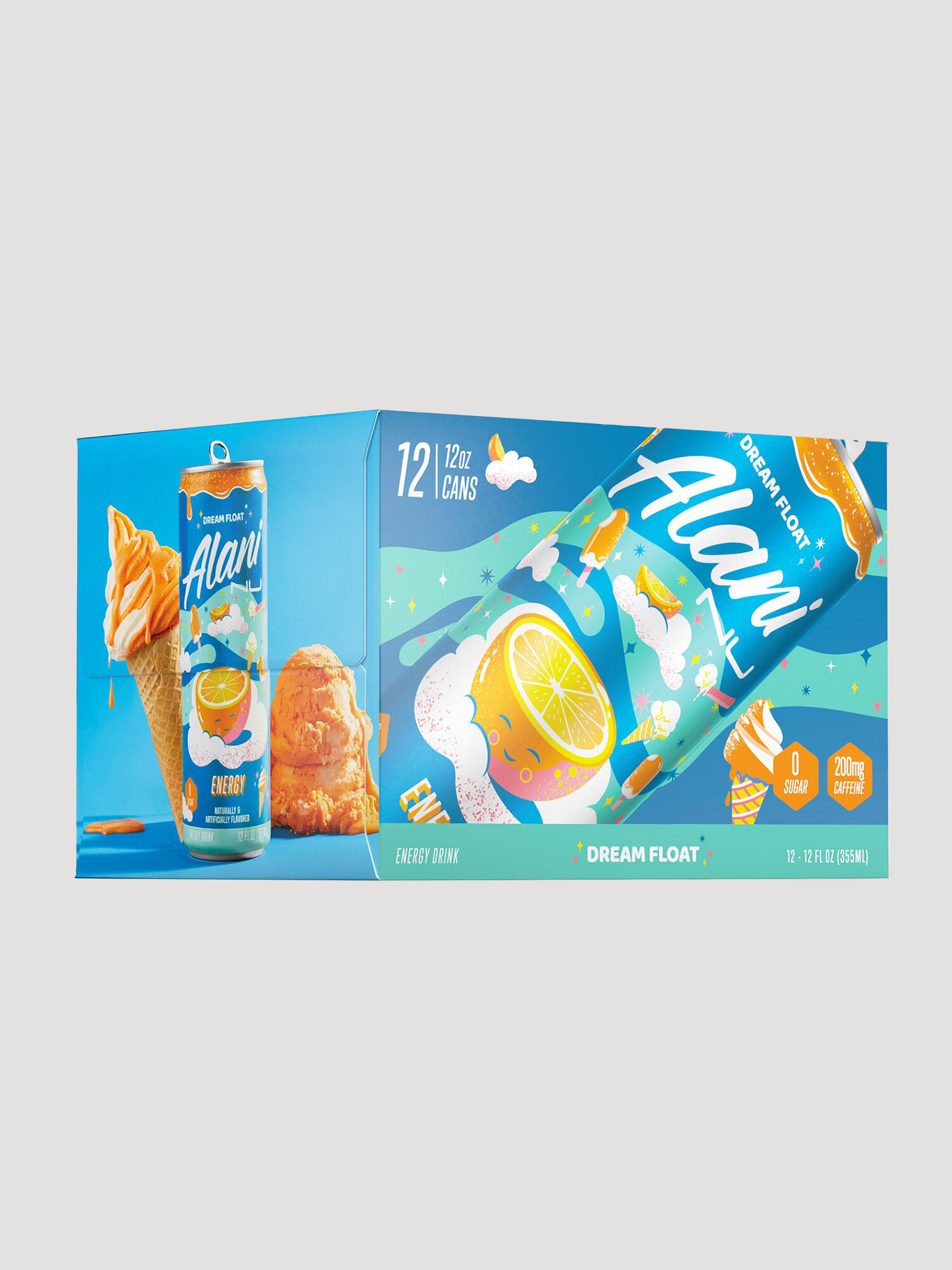 Alani Nu Energy 12 Pack-Drinks &amp; RTDs-Alani Nu-Dream Float-Club Bunker