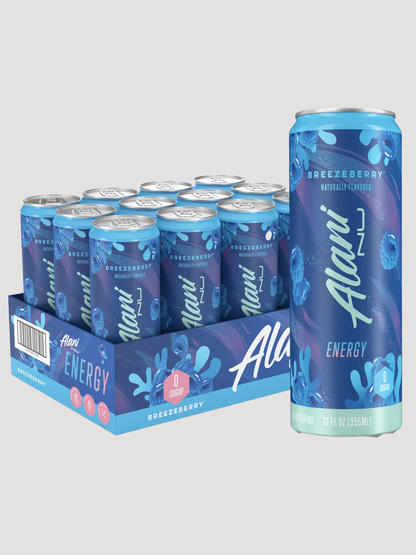 Alani Nu Energy 12 Pack-Drinks &amp; RTDs-Alani Nu-Breezeberry-Club Bunker