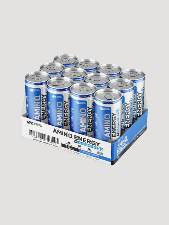 Amino Energy 12 Pack-Drinks & RTDs-Optimum Nutrition-Blueberry Lemonade-Club Bunker