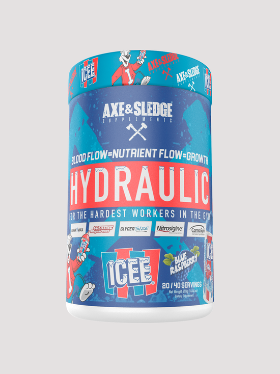 Axe & Sledge Hydraulic-Preworkout-Axe & Sledge-Blue Raspberry ICEE-Club Bunker