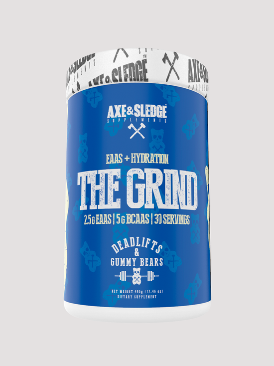Axe & Sledge The Grind EAAs + Hydration-Amino Acids-Axe & Sledge-Deadlifts & Gummy Bears-Club Bunker