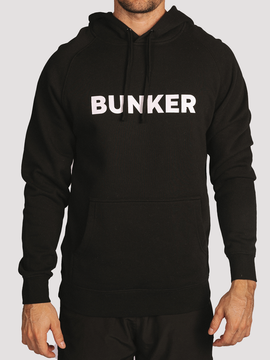 Bunker Hoodie Mens-Merch-Club Bunker-Black-XS-Club Bunker