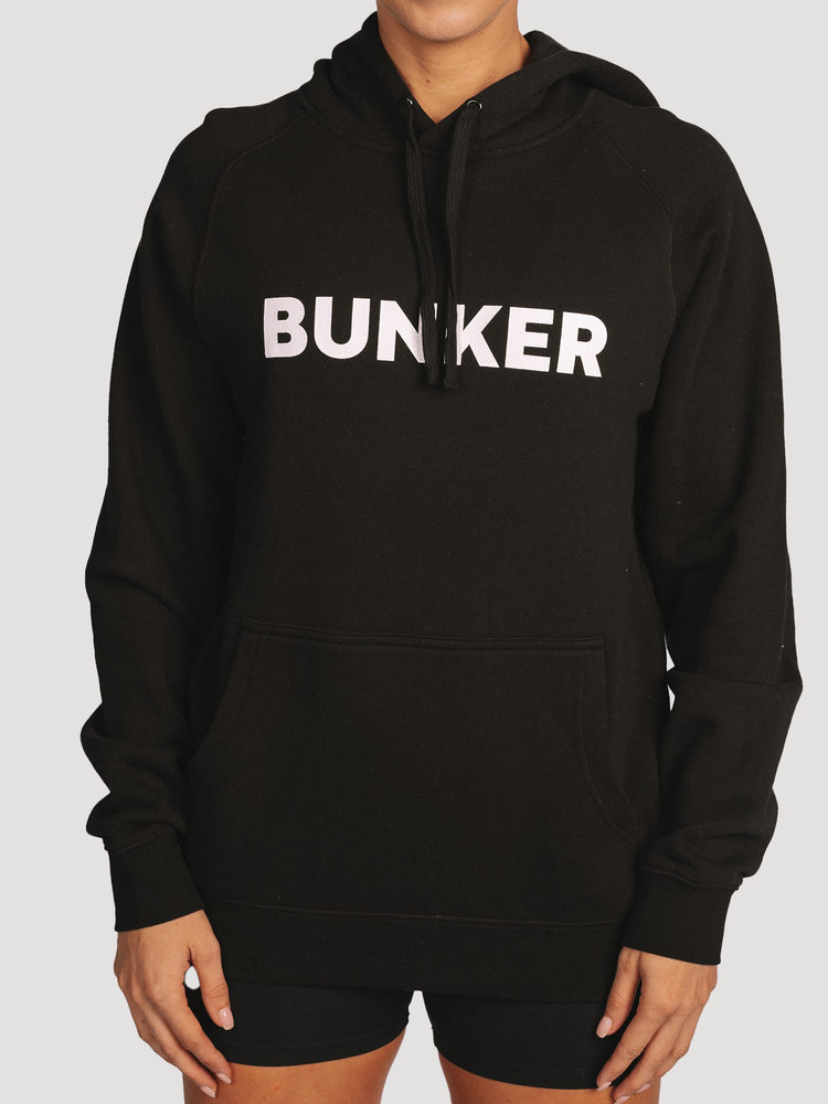 Bunker Hoodie Womens-Merch-Club Bunker-Black-XS-Club Bunker