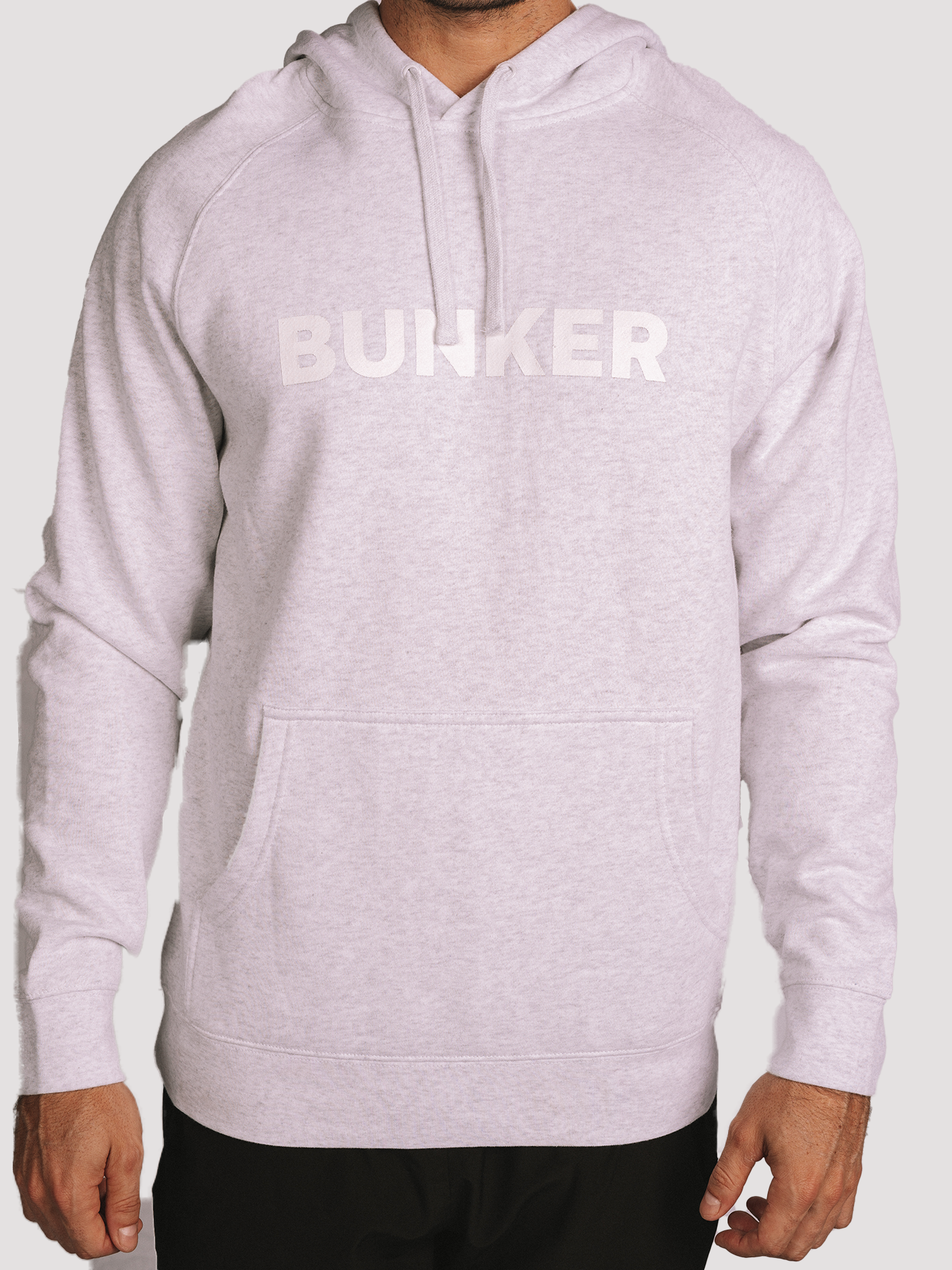 Bunker Hoodie Womens-Merch-Club Bunker-White Marle-XS-Club Bunker