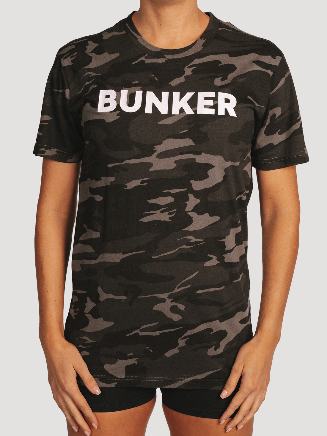 Bunker Tee Womens-Merch-Club Bunker-Black Camo-S-Club Bunker