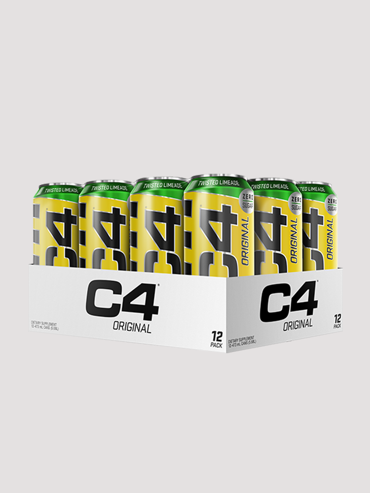 C4 Energy Carbonated 12 Pack-Drinks & RTDs-Cellucor-Twisted Limeade-Club Bunker