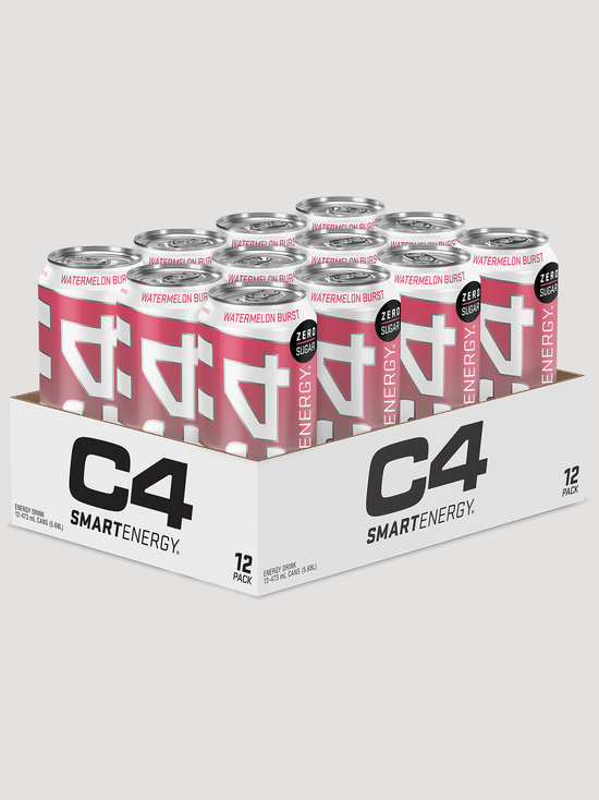 C4 Smart Energy 12 Pack-Drinks & RTDs-Cellucor-Watermelon Burst-Club Bunker