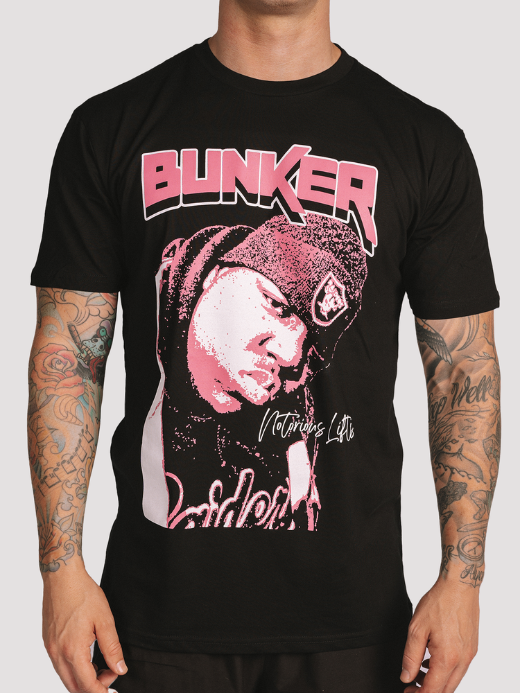 Club Bunker Notorious Lifts Tee - Mens-Merch-Club Bunker-S-Club Bunker