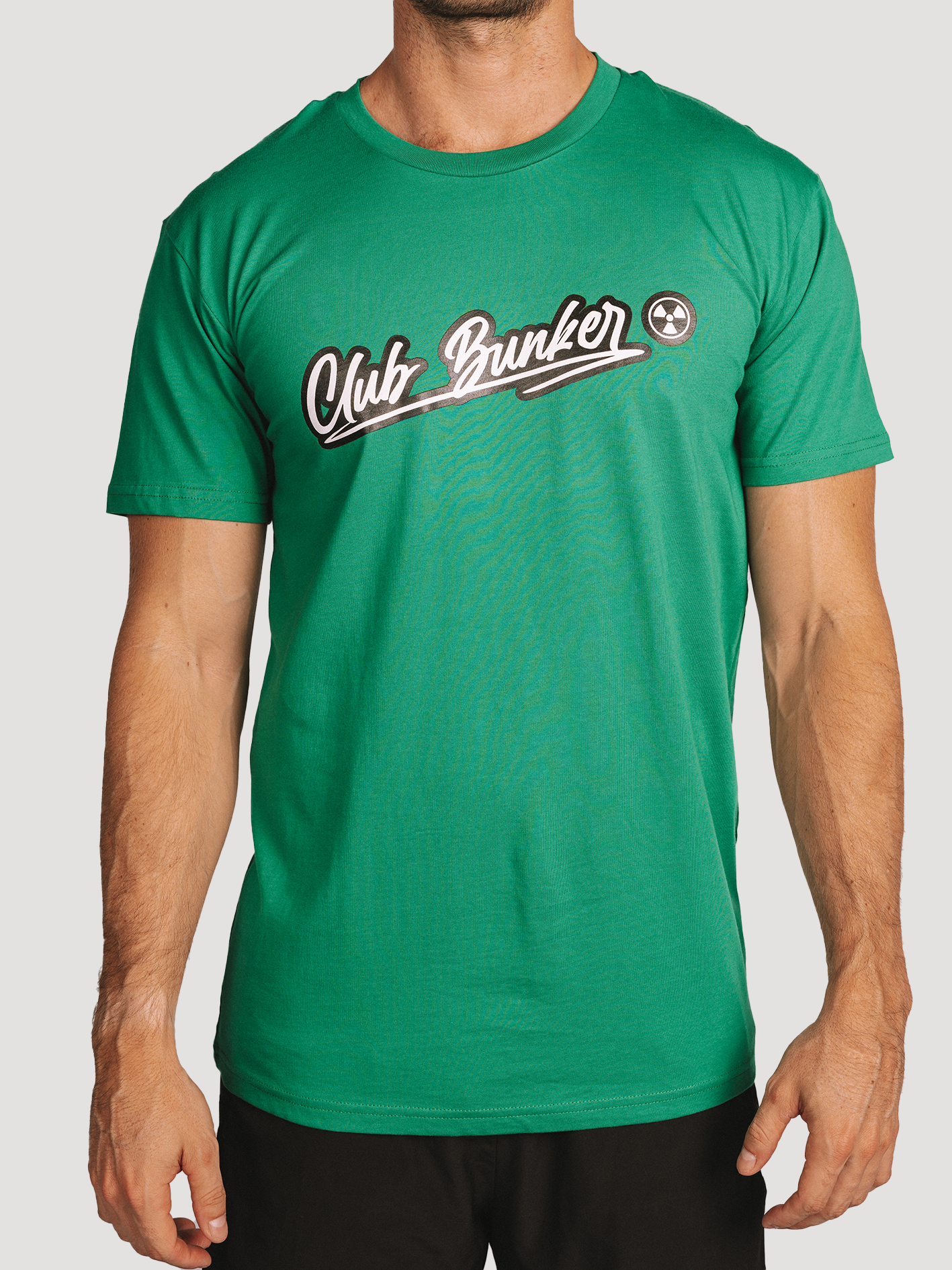 Club Bunker Outline Tee - Mens-Merch-Club Bunker-Green-S-Club Bunker