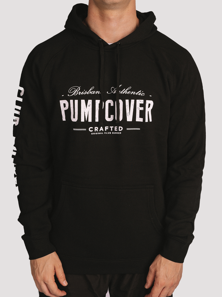 Club Bunker Pump Cover Hoodie - Mens-Merch-Club Bunker-S-Club Bunker