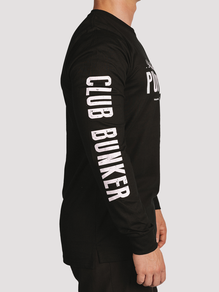 Club Bunker Pump Cover Longsleeve - Mens-Merch-Club Bunker-Club Bunker