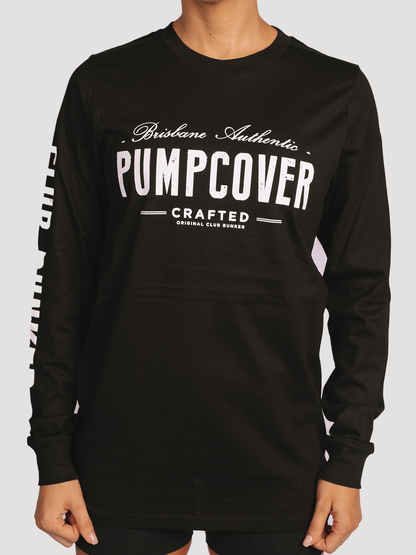 Club Bunker Pump Cover Longsleeve - Womens-Merch-Club Bunker-S-Club Bunker