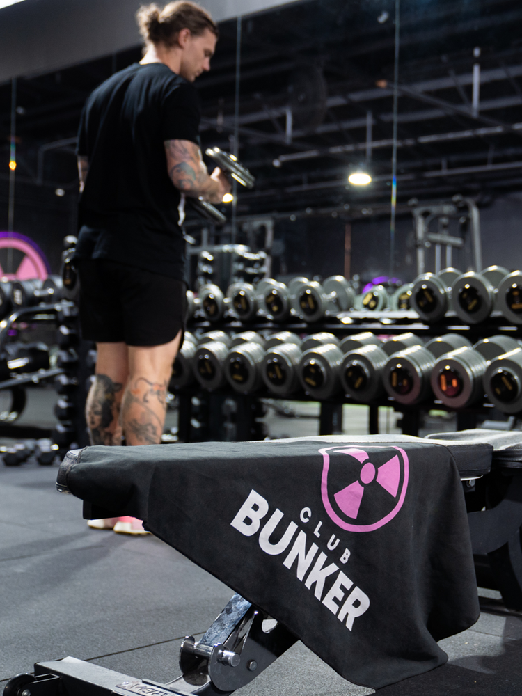 Club Bunker Towel-Gym Essentials-Club Bunker-Black-Club Bunker