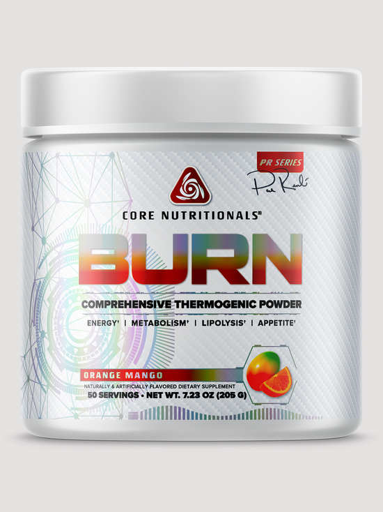 Core Burn PR Fat Burner-Preworkout-Core Nutritionals-Orange Mango-Club Bunker