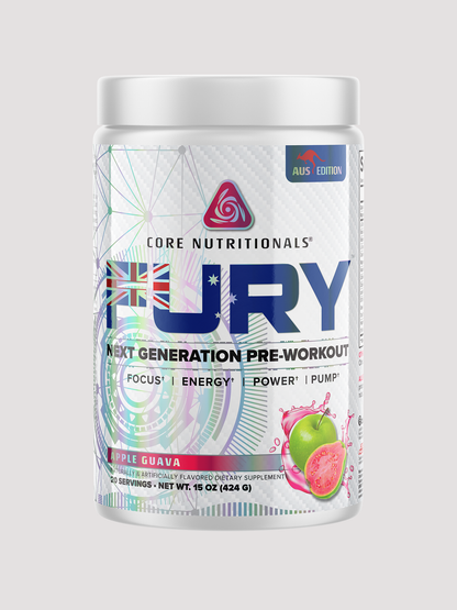 Core Fury Pre-Workout-Preworkout-Core Nutritionals-Apple Guava-Club Bunker