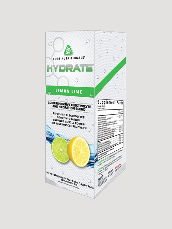 Core Hydrate-Amino Acids-Core Nutritionals-Lemon Lime-Club Bunker