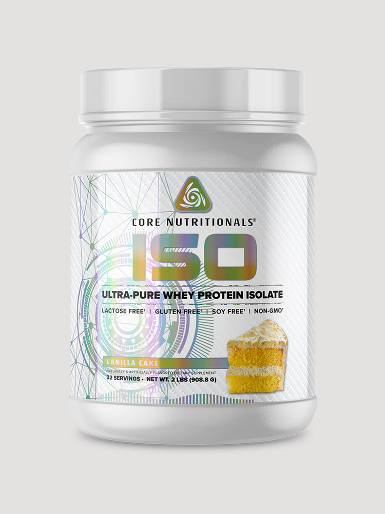 Core ISO Whey Protein Isolate-Protein-Core Nutritionals-Vanilla Cake-Club Bunker