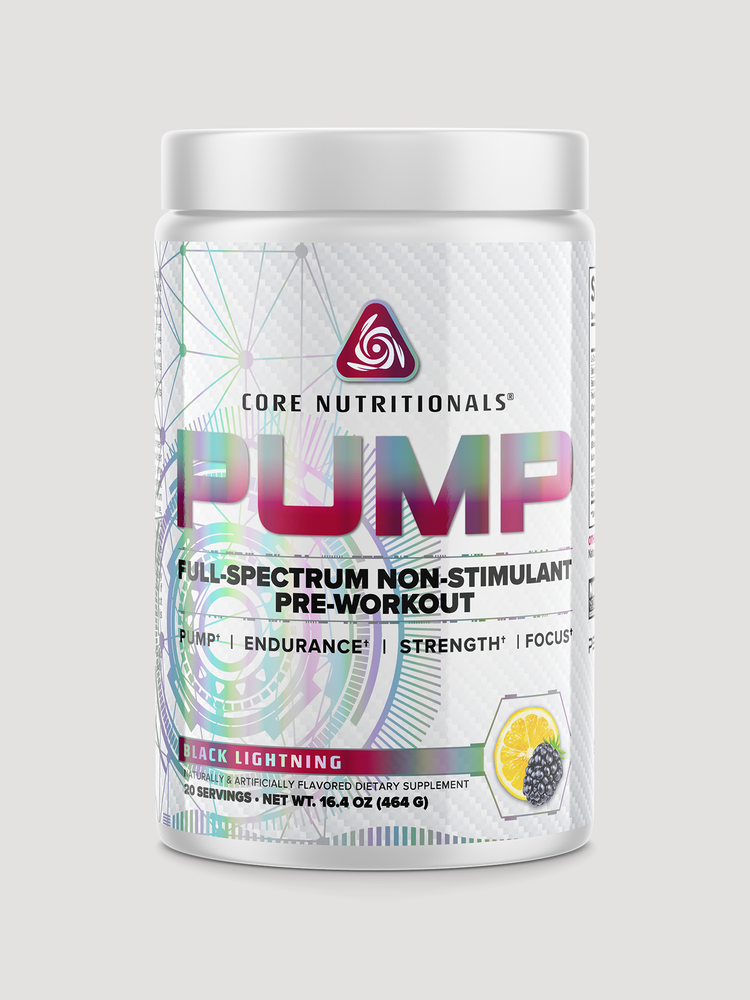 Core Pump Non-Stim Pre-Workout-Preworkout-Core Nutritionals-Black Lightning-Club Bunker