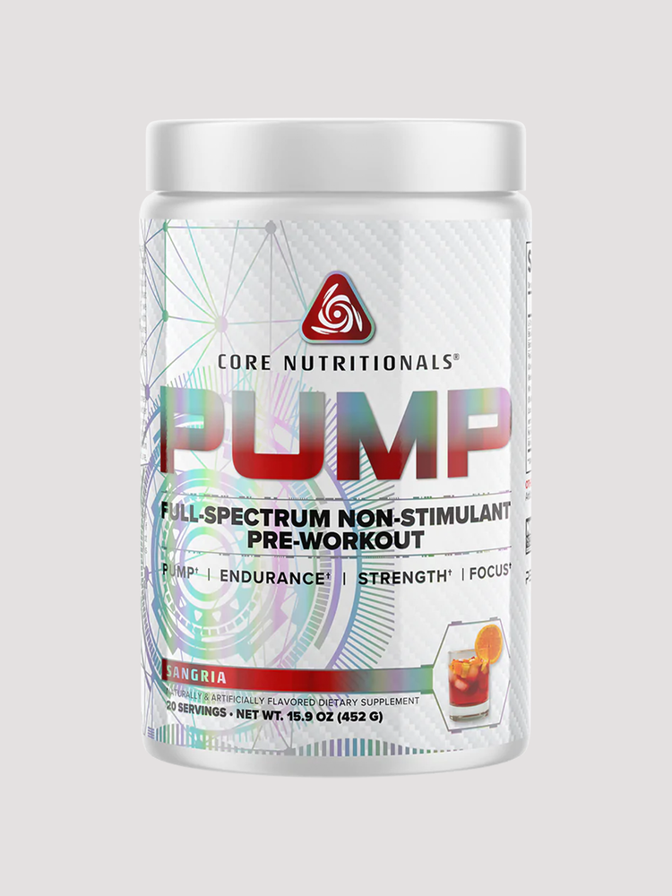 Core Pump Non-Stim Pre-Workout-Preworkout-Core Nutritionals-Sangria-Club Bunker