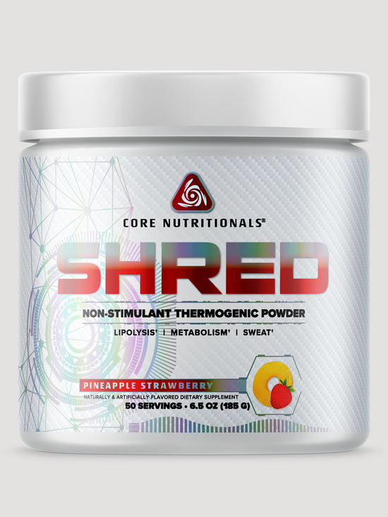Core Shred Non-Stim Fat Burner-Preworkout-Core Nutritionals-Pineapple Strawberry-Club Bunker