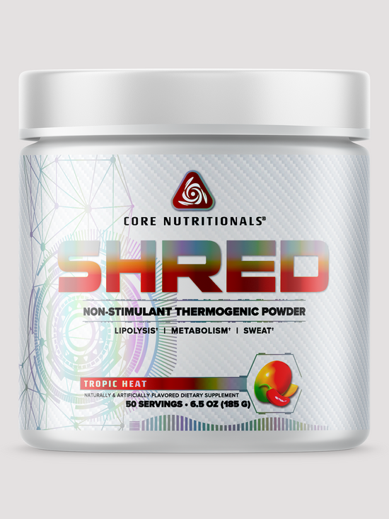 Core Shred Non-Stim Fat Burner-Preworkout-Core Nutritionals-Tropic Heat-Club Bunker