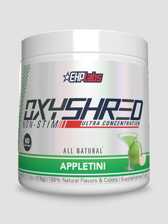 EHP Labs OxyShred Non-Stim-Preworkout-EHP Labs-Appletini-Club Bunker