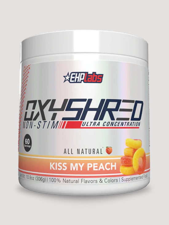 EHP Labs OxyShred Non-Stim-Preworkout-EHP Labs-Kiss My Peach-Club Bunker