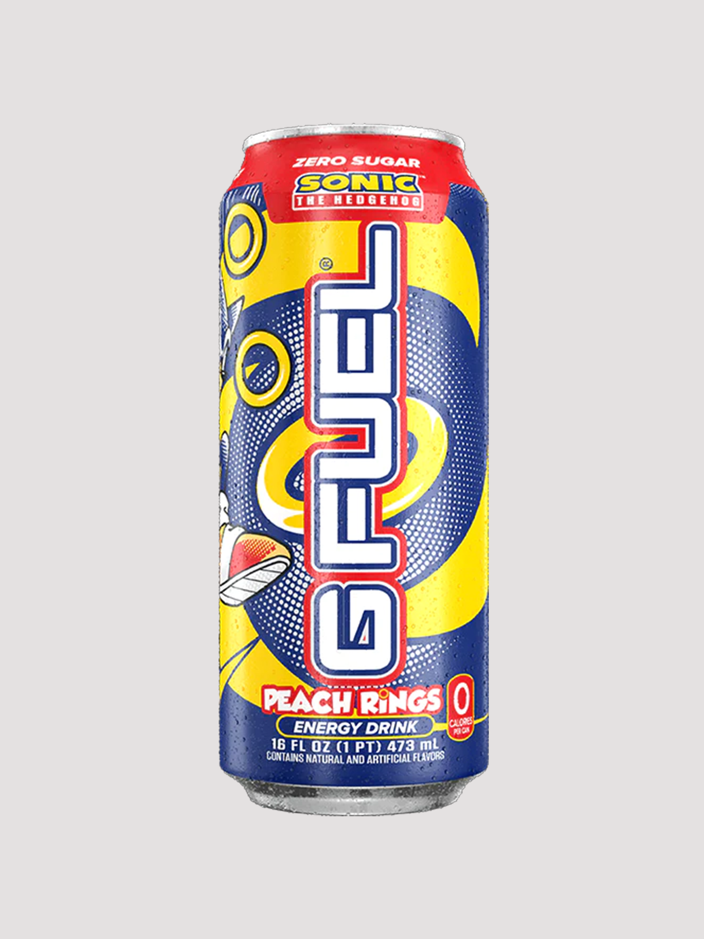 GFuel Energy Can RTD-Drinks & RTDs-G Fuel-Sonic Peach Rings-Club Bunker