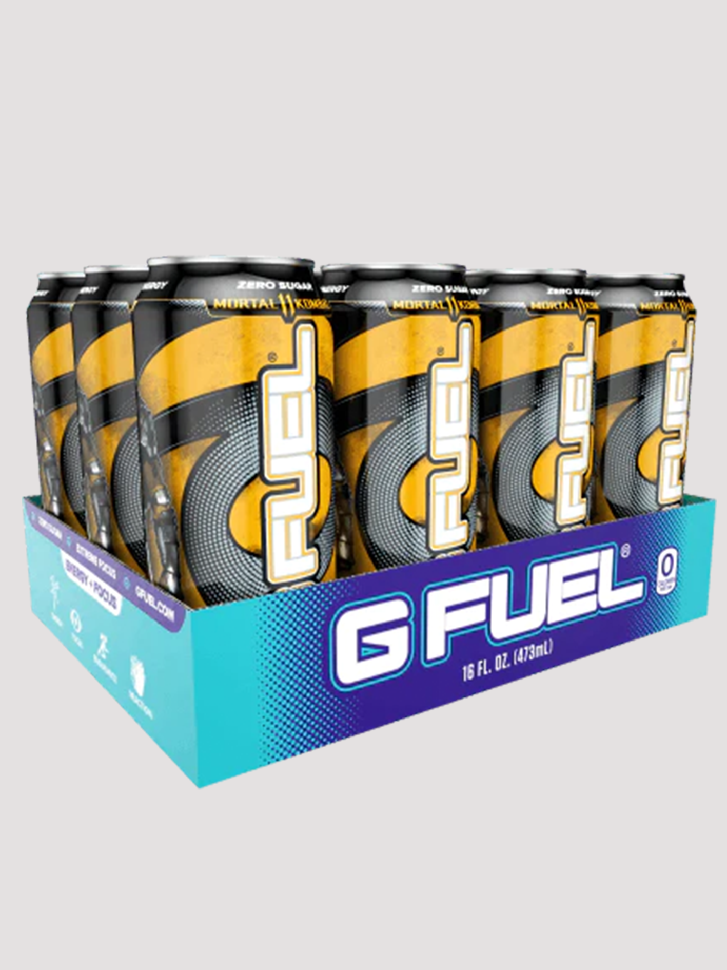 GFuel Energy Cans 12 Pack-Drinks & RTDs-G Fuel-Mortal Kombat - Scorpion Sting-Club Bunker