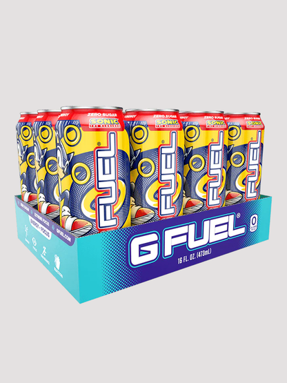 GFuel Energy Cans 12 Pack-Drinks &amp; RTDs-G Fuel-Sonic Peach Rings-Club Bunker