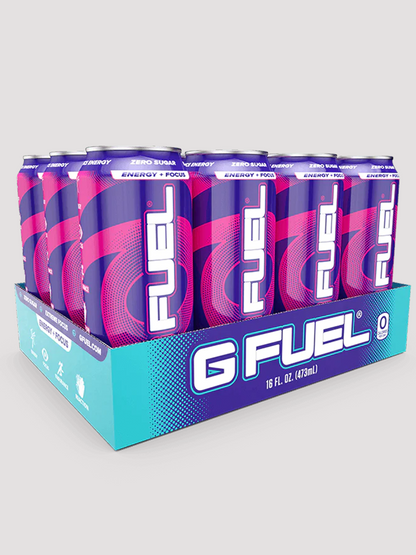 GFuel Energy Cans 12 Pack-Drinks &amp; RTDs-G Fuel-FaZeBerry-Club Bunker