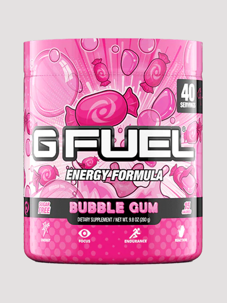 GFuel Energy Formula Powder Tub-Preworkout-G Fuel-Bubble Gum-Club Bunker