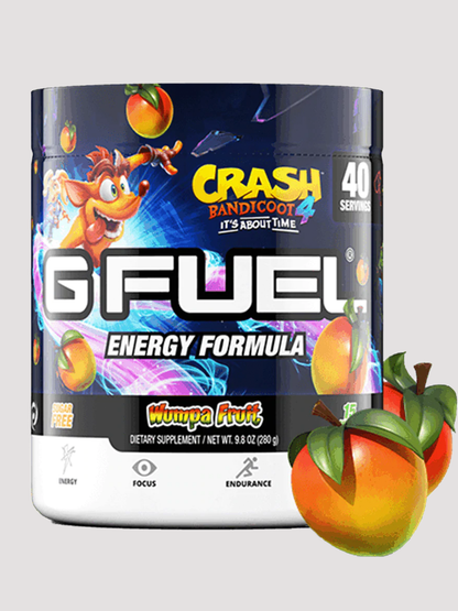 GFuel Energy Formula Powder Tub-Preworkout-G Fuel-Crash Bandicoot-Club Bunker