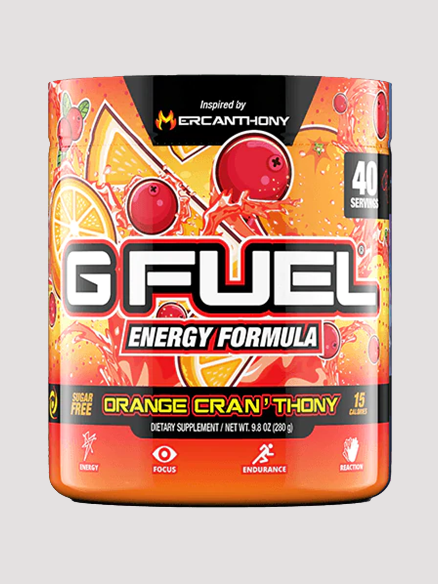 GFuel Energy Formula Powder Tub-Preworkout-G Fuel-Orange Cran&