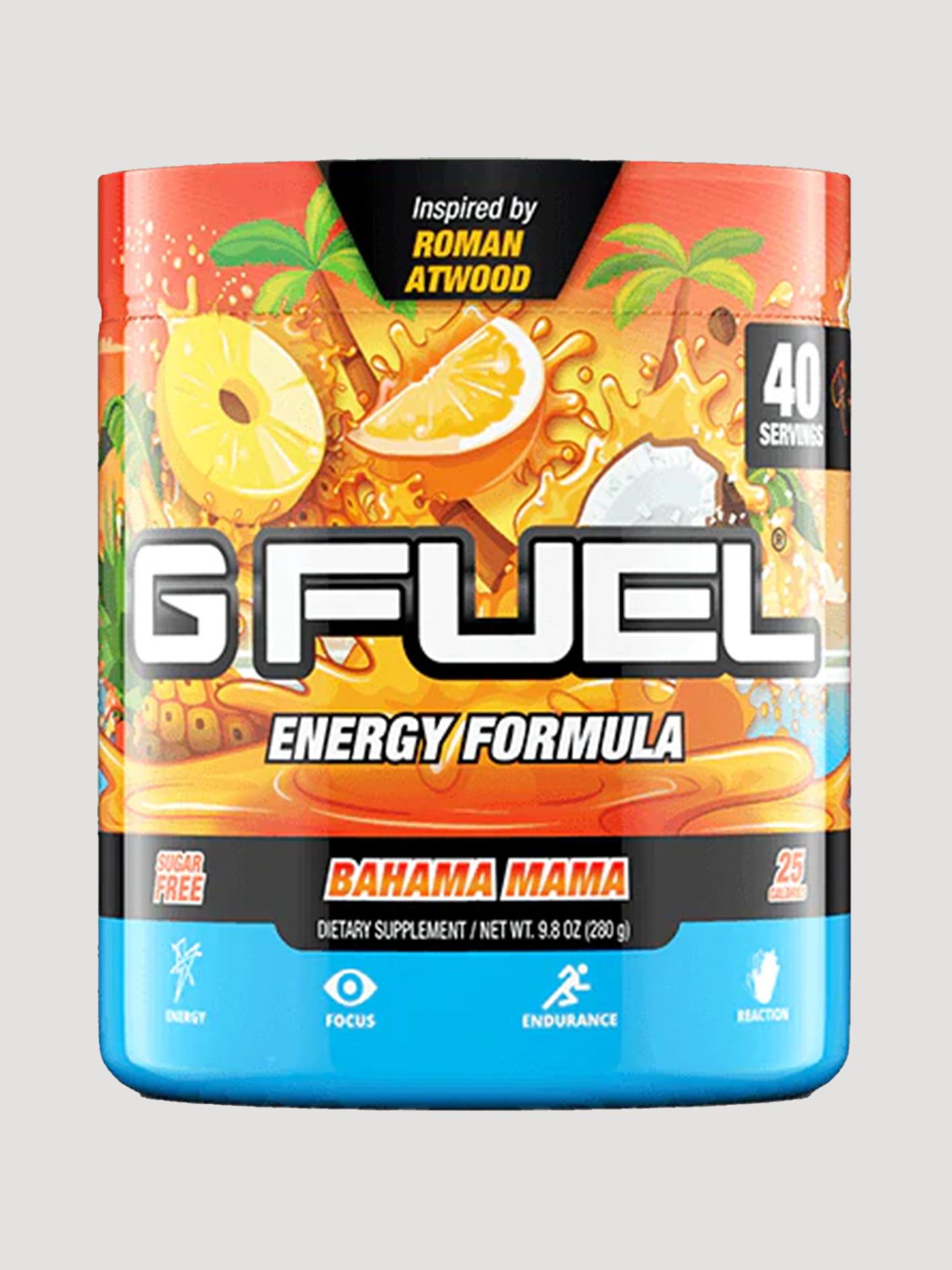 GFuel Energy Formula Powder Tub-Preworkout-G Fuel-Bahama Mama-Club Bunker