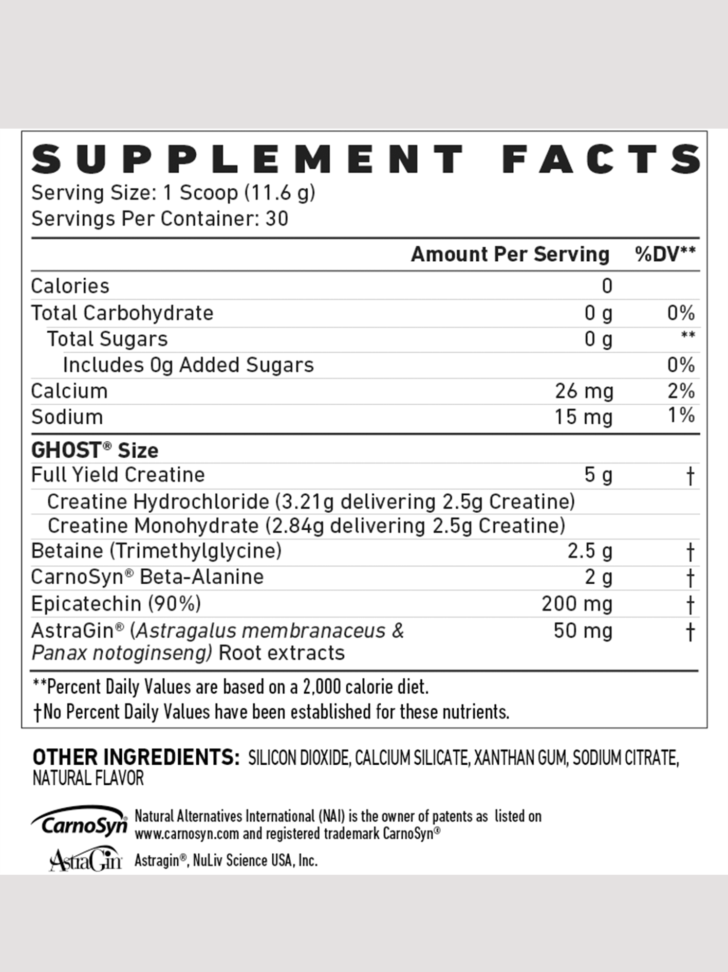 Ghost Size-Amino Acids-Ghost-Club Bunker