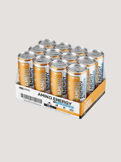 Amino Energy 12 Pack-Drinks &amp; RTDs-Optimum Nutrition-Mango Pineapple Lemonade-Club Bunker