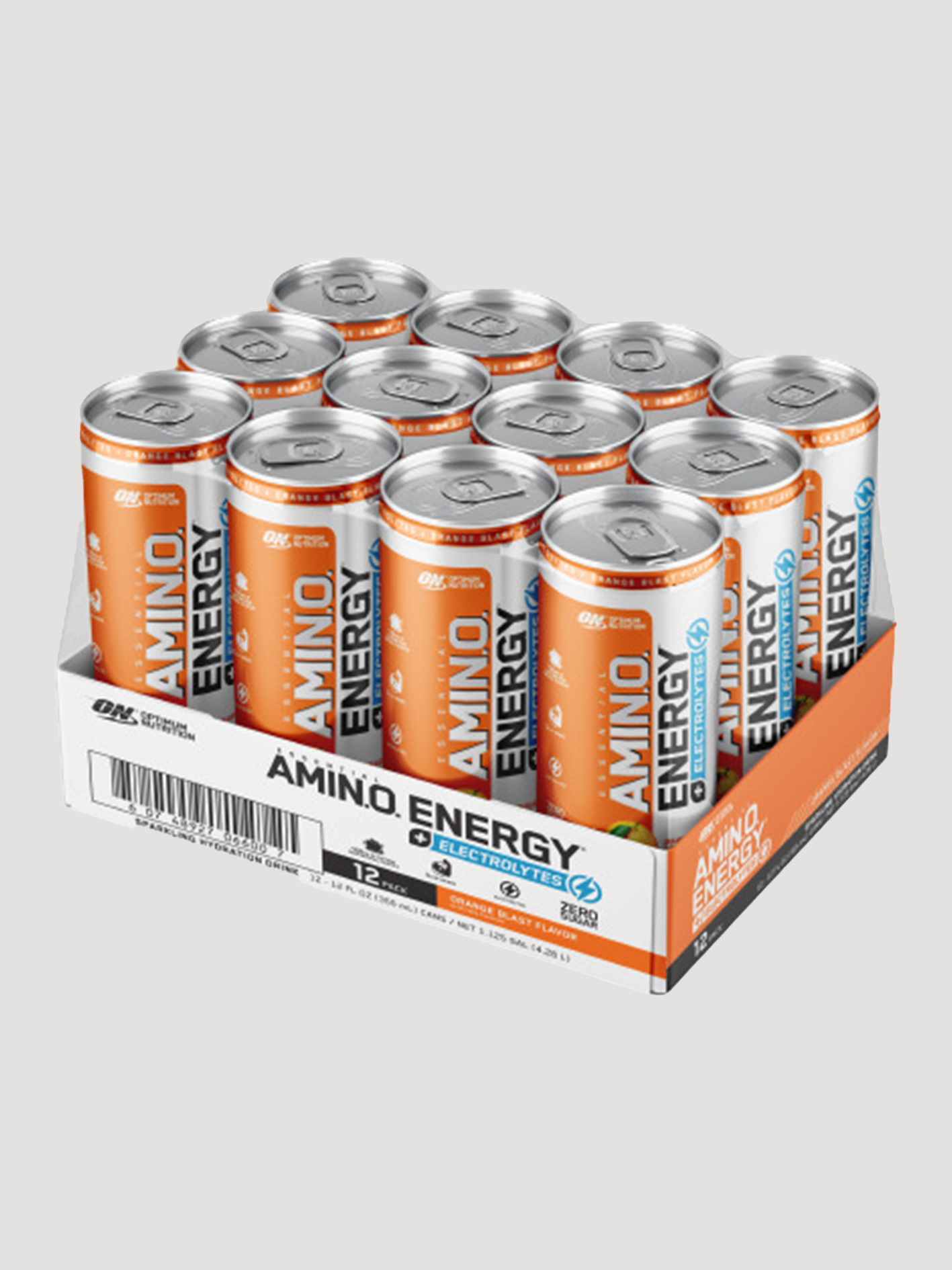 Amino Energy 12 Pack-Drinks &amp; RTDs-Optimum Nutrition-Orange Blast-Club Bunker